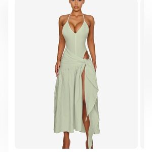 Women's Dress in Fresh Breath Green